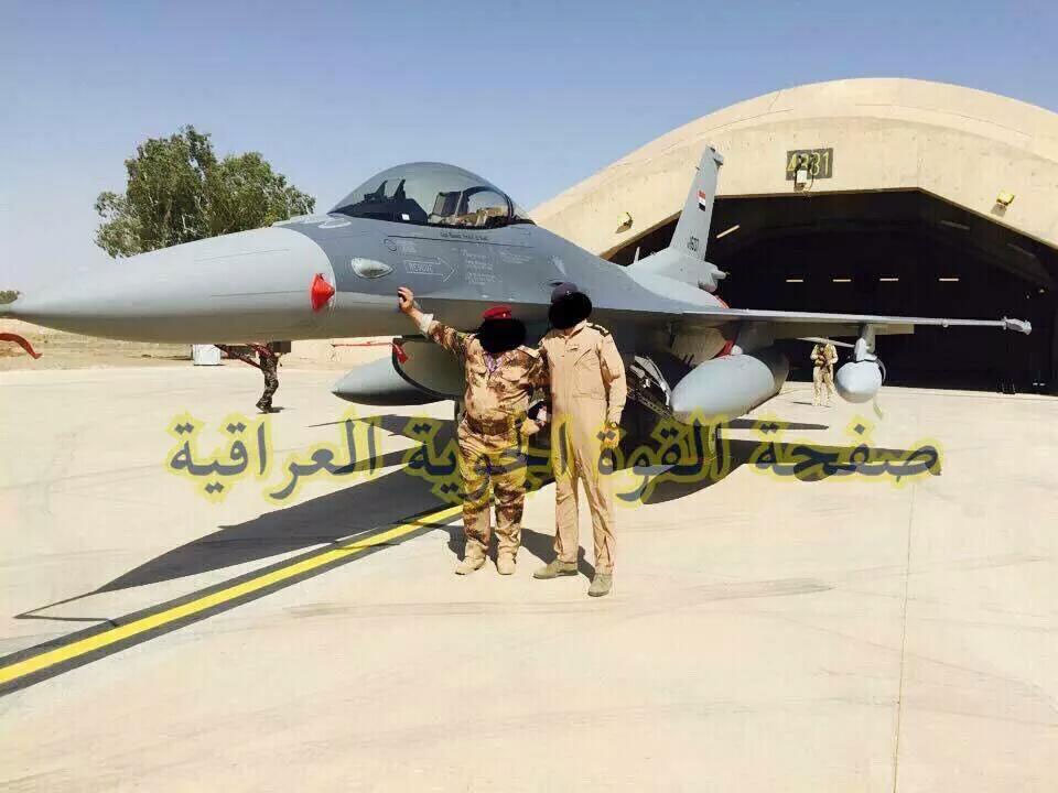 Первая партия многоцелевых самолетов F-16 прибыли в Аль-Балад, Ирак