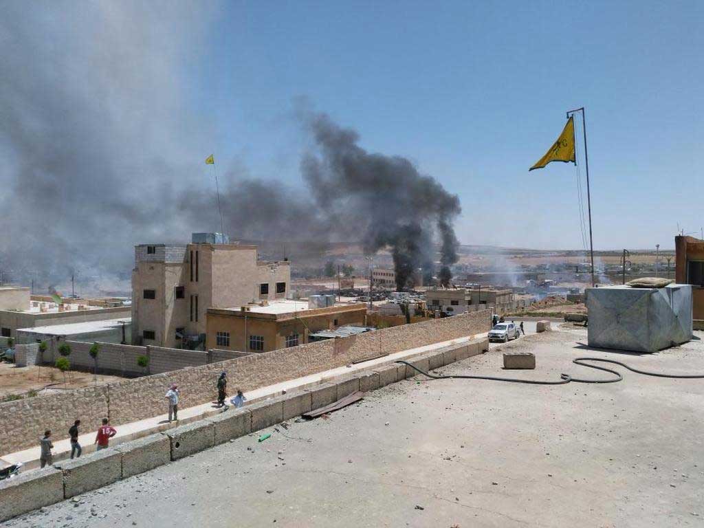 Взрывы в городе Кобани, Сирия
