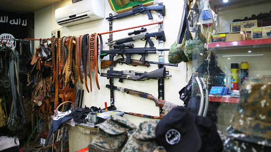Магазин охотник и рыболов по ИГИЛовски, Мосул, Ирак