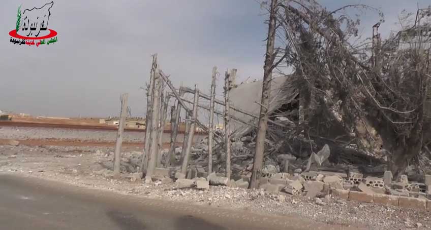 Высокая эффективность авиа ударов Российской войск в Сирии на примере городка Kafranbouda(Kafr Nabuda), Северная Хама, Сирия