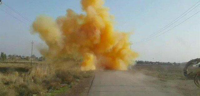 Применении химического боеприпасов ИГИЛ в Ираке