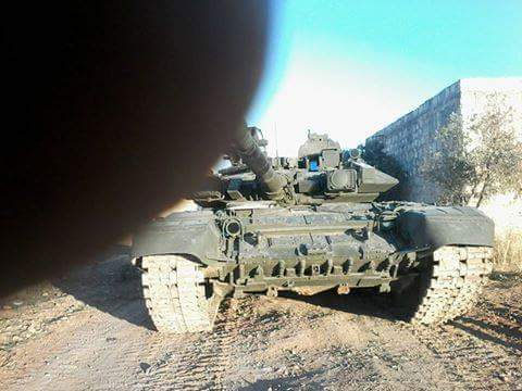 Российский Т90, в провинции Алеппо, Сирия