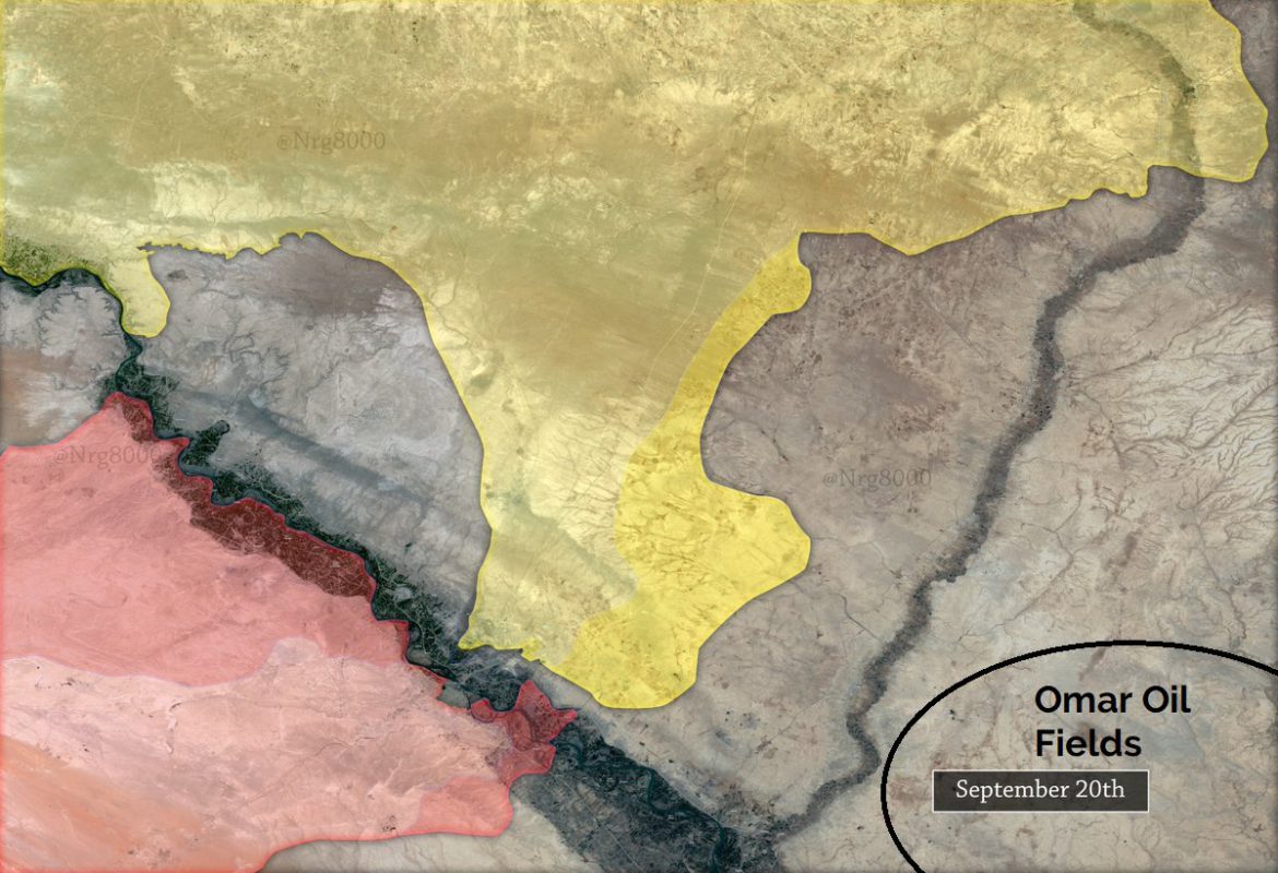 Месторождение Омар, цель Асада, цель SDF